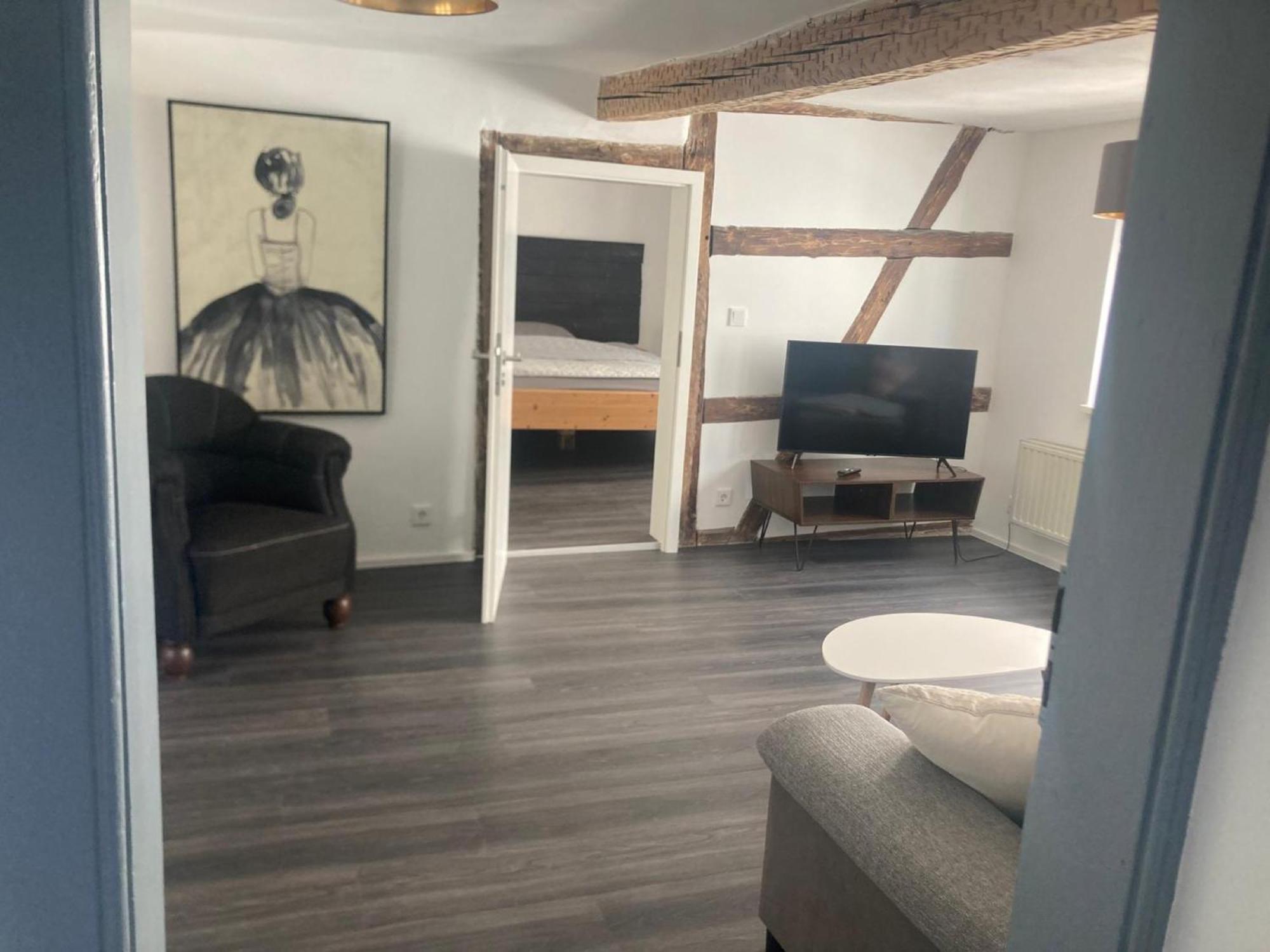 Charmante Ferienwohnung Im Gaesschen Rudolstadt Exterior foto